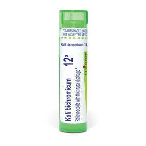 Kali Bichromicum 12X by Boiron Homeopathic Single Medicine For Cough, Cold & Flu  -  80 Pellet - 1 of 4