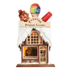 Ginger Cottages 4.75 In Frosty's Treat Shop Gingermen Ice Cream Tree Ornaments - 1 of 3