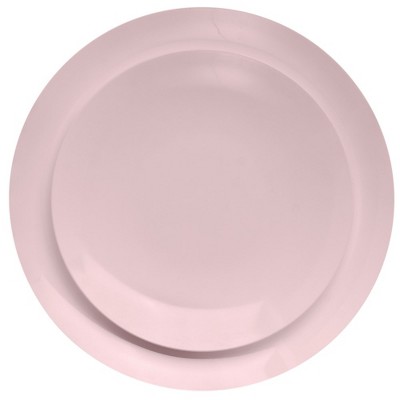 Trendables 40 Piece Plastic Disposable Plates Set (20 Guests) - Purple