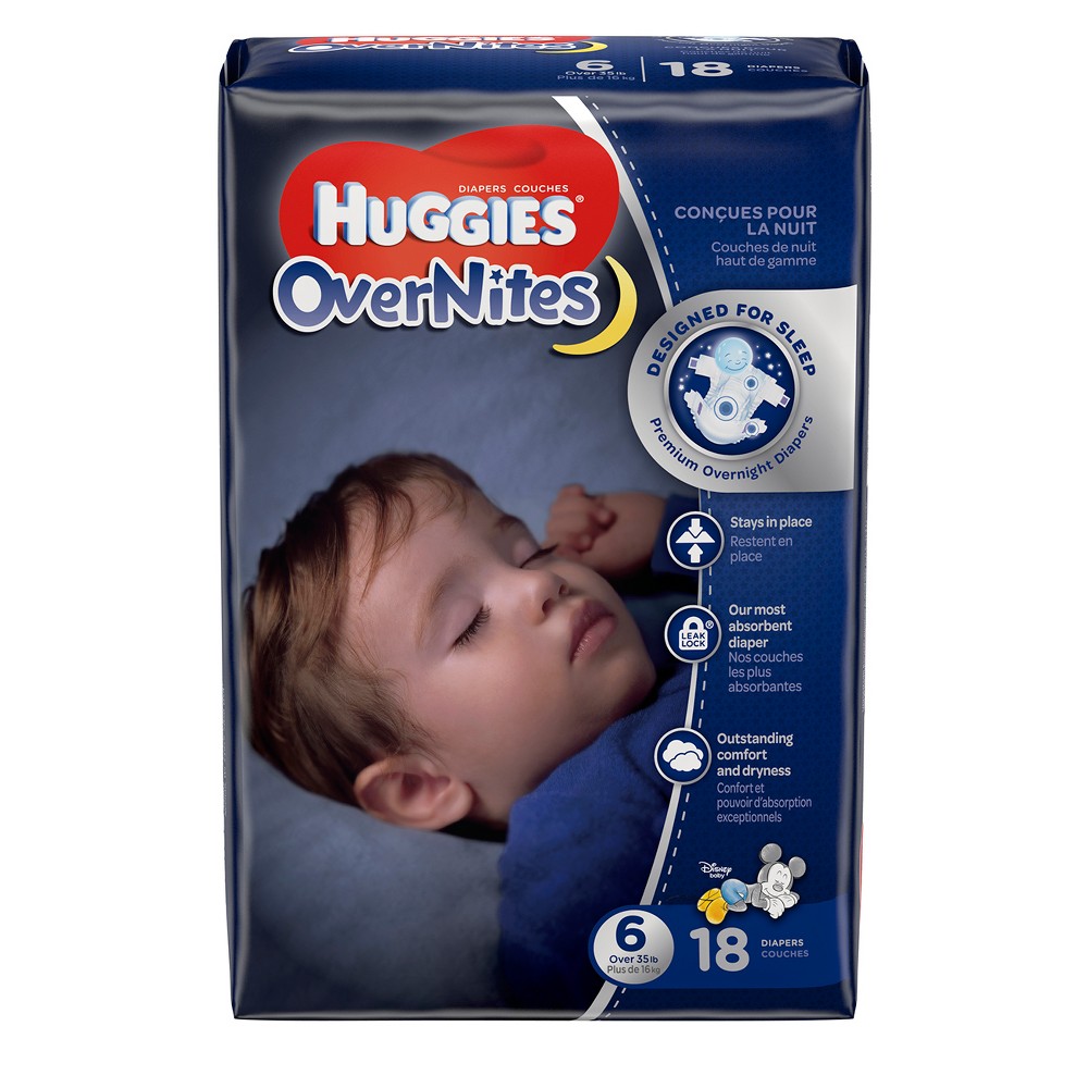 UPC 036000406856 product image for Huggies Overnites Diapers Jumbo Pack - Size 6 (18ct) | upcitemdb.com