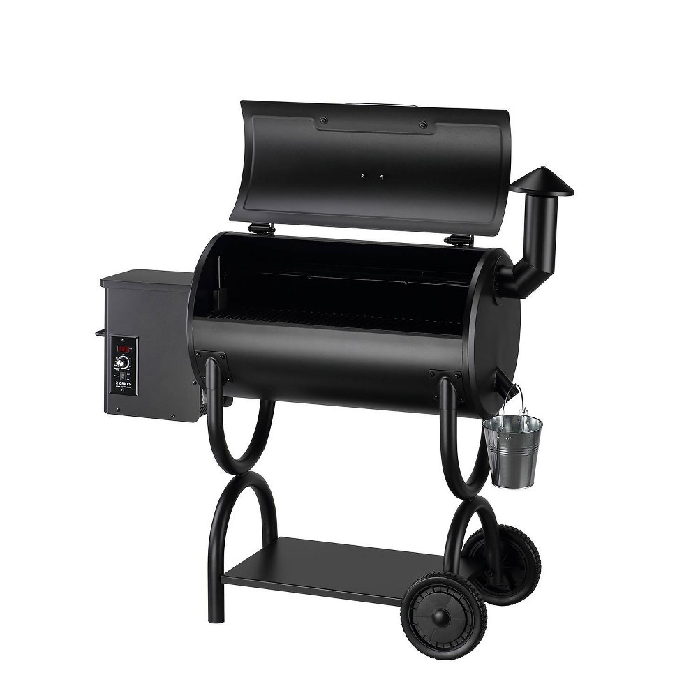 Photos - Fryer ZPG-550B Wood Pellet Grill BBQ Smoker Digital Control - Black - Z Grills