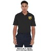University of San Francisco Adult Polo Left Chest Logo, Black - 3 of 4