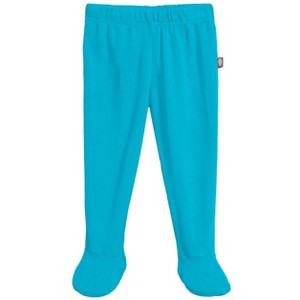 City Threads USA-Made Organic Cotton Soft Footed Baby Pants - 1 of 4