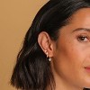 Freekiss 3 Pairs Gold Hoop Earrings Set: Dainty Stud Earrings Trendy Small 14K Gold Plated Hypoallergenic Dangle Cartilage - 2 of 4