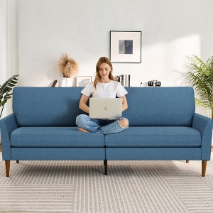 Vipbear Comfy Couches for Living Room 88" Modern Oversized Loveseat Sofa with Soild Wood,Tool-Free Setup Large Couches for Bedroom - 1 of 4