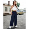 Clearlove Women Wide Leg Sweatpants High Waisted Baggy Pants Drawstring Athletic Joggers - 3 of 4