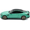 2023 BMW M4 Competition (G82) Mint Green with Black Top 1/43 Diecast Model Car by Solido - 2 of 4
