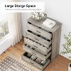 Garvee Elegant 5-Drawer Farmhouse Dresser – Modern Storage Solution with Metal Handles, Anti-Tipping Design - 3 of 4