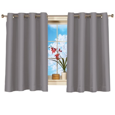 1pc 52x63 Blackout Rowland Curtain Panel Light Gray - Eclipse : Target