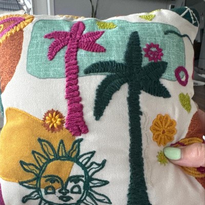 Palm tree pillows target best sale