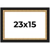 PosterPalooza | Embellished Brown Picture Frame - UV Acrylic, Backing Board, Hanging Hardware Included - 2 of 4