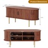 GustoWave Modern TV Console Table, Entertainment Center with Storage &  Sliding Door for Living Room, Bedroom, Office - 2 of 4