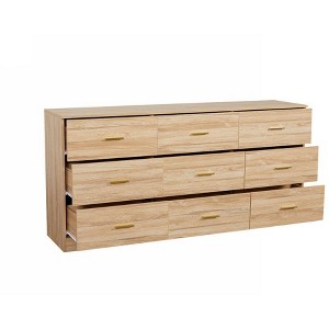NicBex Dresser for Bedroom,Wide Chest of Drawers with Golden Handles,Storage Dressers for Bedroom - 1 of 4