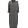 INSPIRE CHIC Women's Business Blazer Elegant Skirt Sets Suit 2 Pcs - 2 of 4