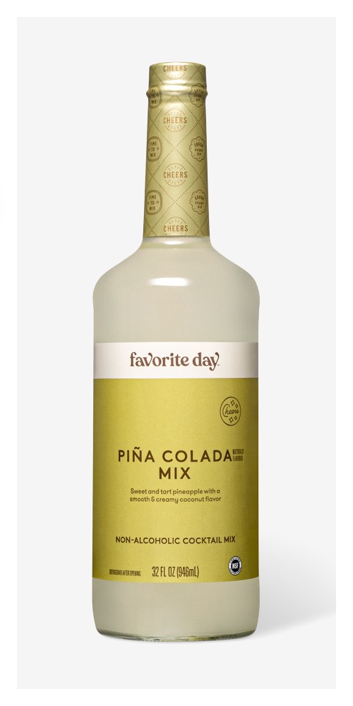 Pina Colada Mix - 1L Bottle - Favorite Day™, Cutwater Pina Colada Cocktail - 4pk/12 fl oz Cans, Malibu Pina Colada 4pk/355ml Cans