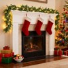 Costway 9 FT Artificial Christmas Garland Real Touch Cypress Garland with 130 Branch Tips - 2 of 4