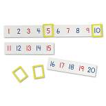 Learning Resources Magnetic Number Line 1-100, 20 Magnets, Sets of 5 Magnets, Ages 3+