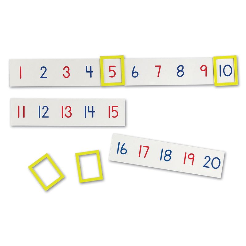 Learning Resources Magnetic Number Line 1-100, 20 Magnets, Sets of 5 Magnets, Ages 3+, 1 of 5