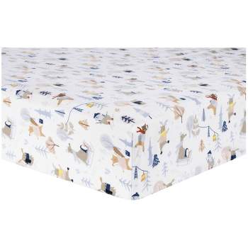 Trend Lab 100% Cotton Flannel Fitted Sheet - Winter Park