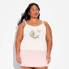 Wicked x Katie Kime Women's Jersey Glinda Graphic Camisole - Cream - 2 of 3