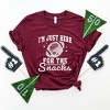 Simply Sage Market Women's I'm Just Here For The Snacks Disco Short Sleeve Graphic Tee - 4 of 4