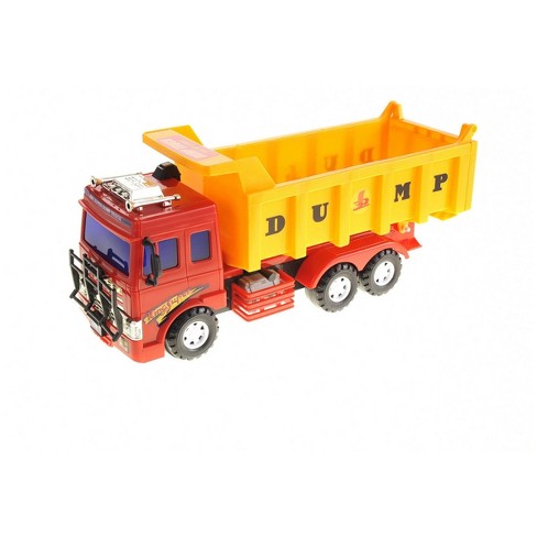 Friction Power Construction Dump Truck With Light Sound Headlights Kids Toy 301S 