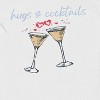 Social Collective Men's Hugs & Cocktails  Valentines Day Short Sleeve Graphic Cotton T-Shirt - 2 of 3