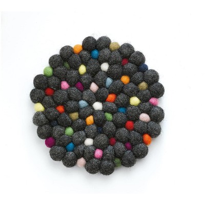 CILIO Virgin Wool Trivet "Nero"