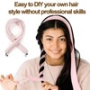 NAYSAYE Satin Heatless Curler Overnight Soft Wave DIY No Heat Curling Set for All Hair Types, 16"*8"*2" - 4 of 4
