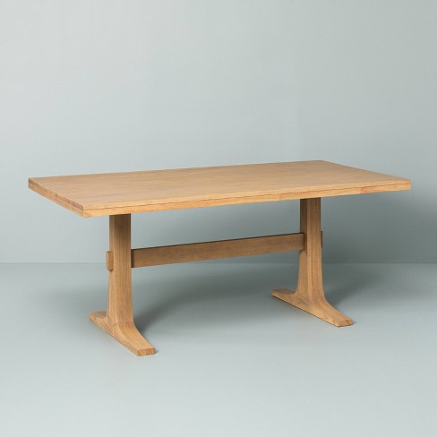 Natural wood kitchen discount table and chairs