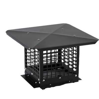 Chimney Cap, Outside Roof Rain Cap,Stainless Steel Fireplace Exhaust Cap, Exterior Stove Pipe Cap, Easy Installation, Adjustable Roof Cap for Vent