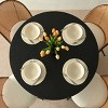 41.5 Inch Modern Round Dining Tables,Round Pedestal Dining Table For Dining Room For 4 -Tanpinhause - 4 of 4