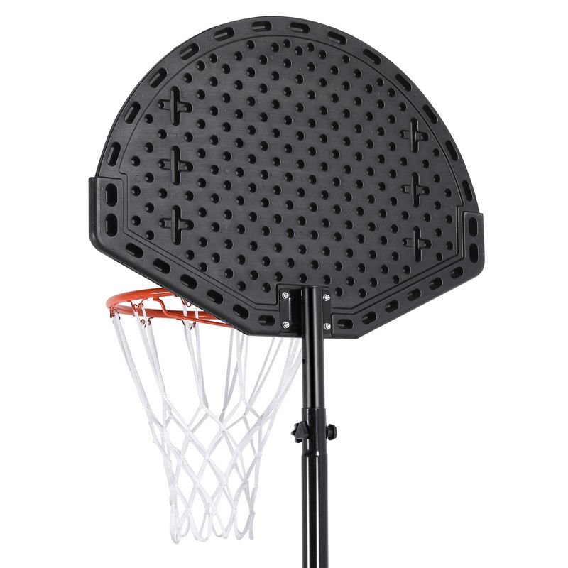 Yaheetech 32" Youth Portable Basketball Hoop for Outdoors Black, 5 of 11