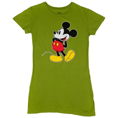 Womens Disney Classics Mickey Mouse Pose Knit Top Juniors T-Shirt