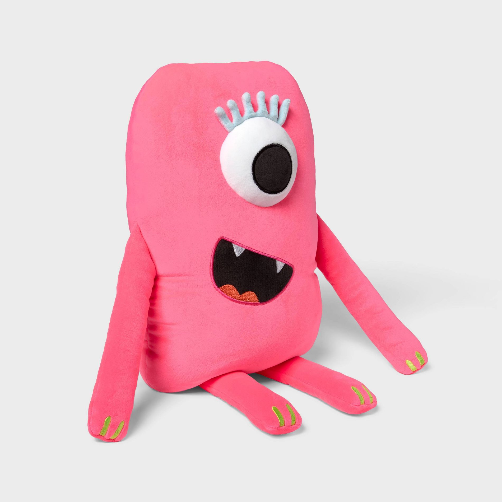 Peachy Monster Halloween Weighted Plush Kids' Throw Pillow - Pillowfort™
