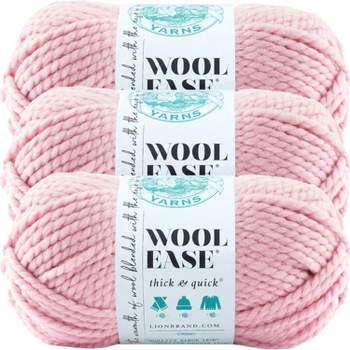 3 Pack) Lion Brand Wool-ease Thick & Quick Yarn - Oatmeal : Target