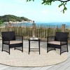WestinTrends  3-Piece Outdoor Patio Conversation Set - 2 of 4