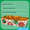 Big Dot of Happiness Ugly Sweater Party Paper Food Trays, Christmas Double-Sided Disposable Food Trays for Nachos, Hot Dogs, French Fries - 12 Ct - 3 of 4