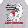 Men's - Garfield - Only A Morning Person On Christmas Graphic Tank Top - image 2 of 2