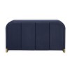 Bella Depot 4-Door Curved Corner Design Sideboard with Adjustable Shelves - Blue - 3 of 4