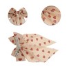 Unique Bargains Cute Heart Shaped Printed Bow Ribbon Spring Hair Clips 1 Pc - 3 of 4