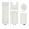 Lux Premium 100% Cotton Tufted Solid Reversible 5 Piece Bath Rug Set – Ultra-Soft, Water-Absorbent, Durable, Machine Washable Bathroom Rug - 2 of 4