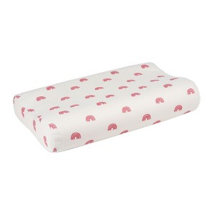 Tiny Twinkle Toddler Pillow with Fitted Pillowcase, Ergonomic with Memory Foam Made for Kids - 1 of 4