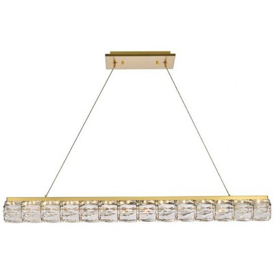 Elegant Lighting Valetta 1 - Light Pendant in  Gold