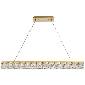 Elegant Lighting Valetta 1 - Light Pendant in  Gold - 1 of 4