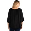 Plus Bell Sleeve Loose Fit Tunic Top - 24seven Comfort Apparel™ - 3 of 4