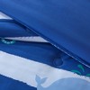 Full Reversible Walter the Whale Blue Bed and Sheet Set - image 4 of 4