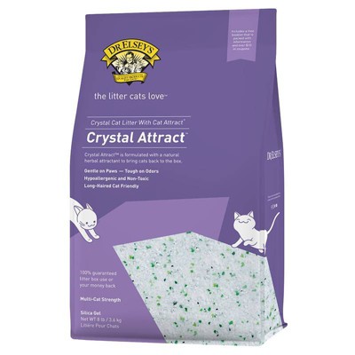 Dr. Elsey&#39;s Crystal Silica Cat Litter - 8lbs