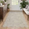 Nasitip Traditional Farmhouse Braided Pattern Area Rug Non-Slip Washable for Living Room，Bedroom，Entryway - 4 of 4