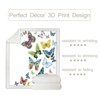 SEVOBAL Baby Blankets Butterfly Throw Blanket Home Throw Blanket Fleece Reversible Blankets Girls Hippie Blanket, White, 60"*80"*0.25" - 4 of 4
